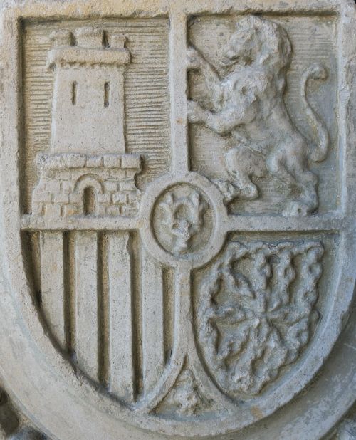 coat of arms spain stone