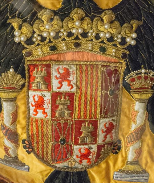coat of arms spain flag