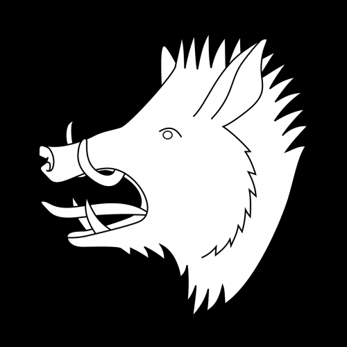 coat of arms hog head