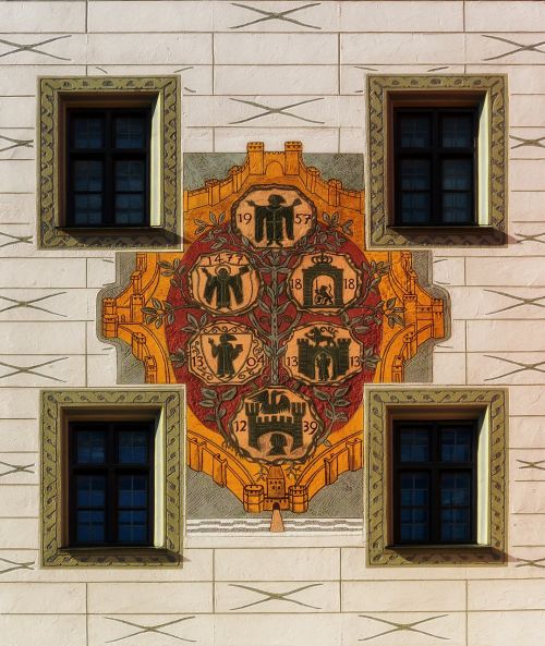coat of arms building munich