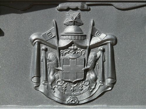 coat of arms metal emblem