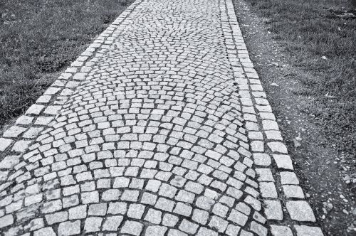 cobblestones pavement czech