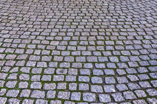 cobblestones paving stones patch