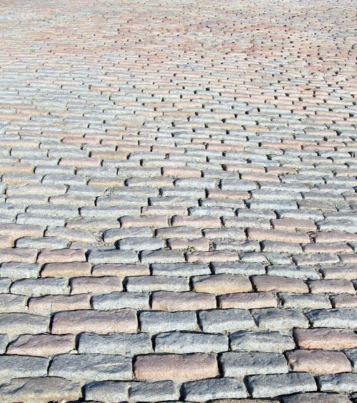 cobblestones pavement walkway