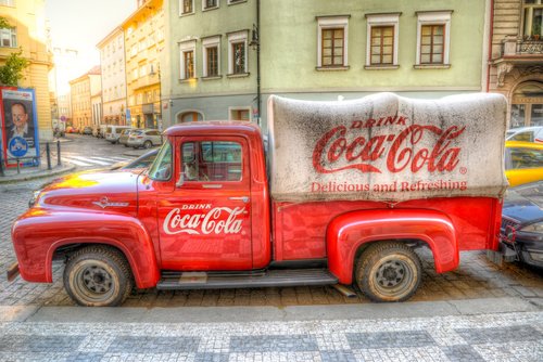 coca cola  truck  old