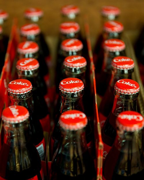 coca cola coke bottles