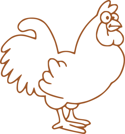 cock hen bird
