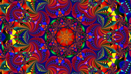 kaleidoscope mandala pattern