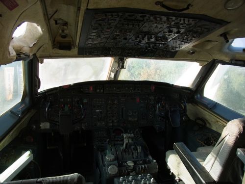 cockpit aircraft crash