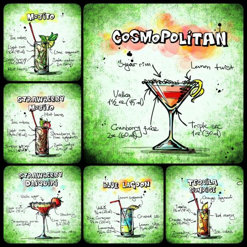cocktails beverages alcohol