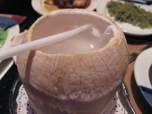 coconut coconut juice will open a coconut