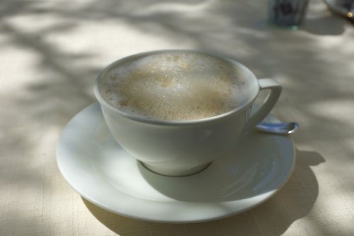 coffee café au lait milchschaum