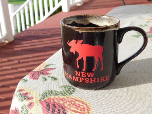 coffee mug outdoors