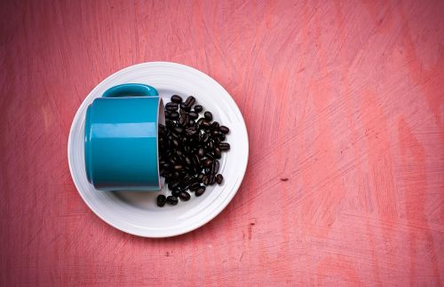coffee beans blue