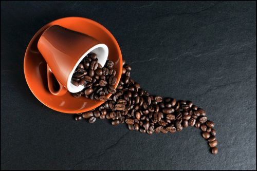 coffee cup coffee beans