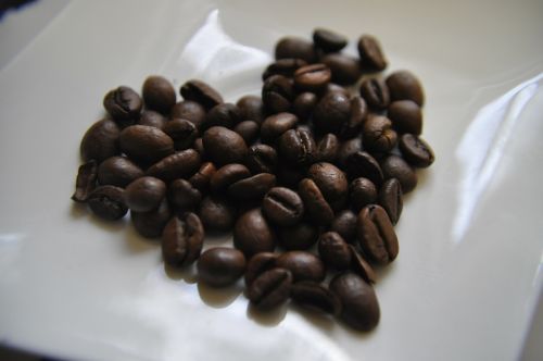 coffee heart coffee beans