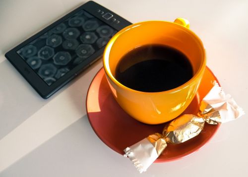 coffee kindle candy