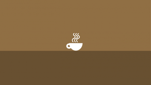 coffee minimal wallpaper