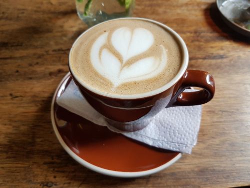 coffee flower heart