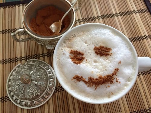 coffee cinnamon smile
