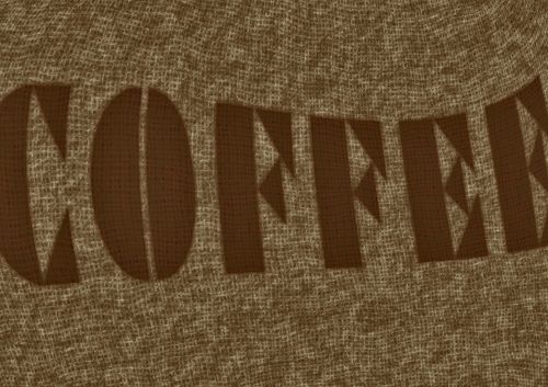 coffee font bag