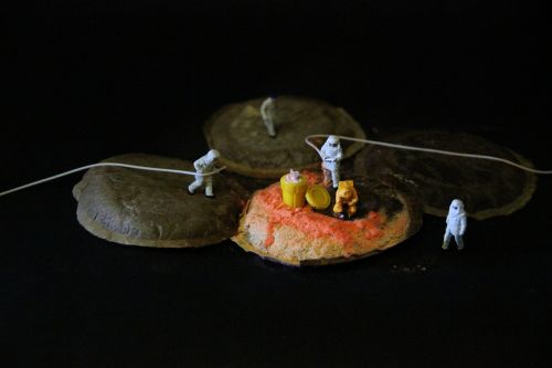 coffee mold miniature figures