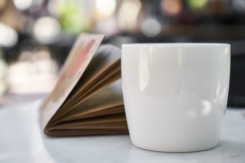 coffee  notebook  table