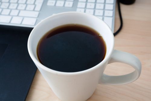 coffee cup keyboard