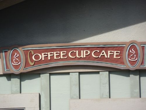 coffee sign design