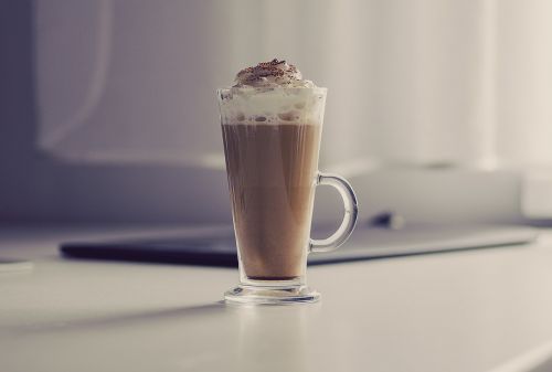 coffee latte whipped cream