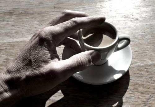 coffee hand cup