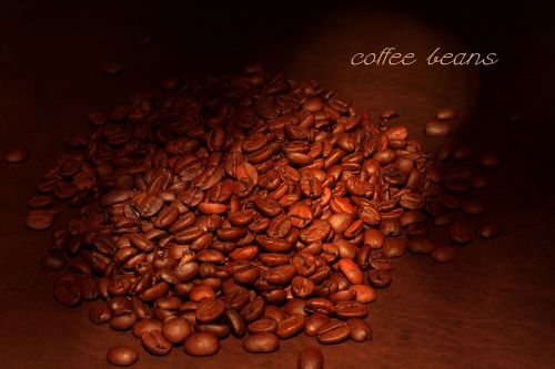coffee beans roasted caffeine
