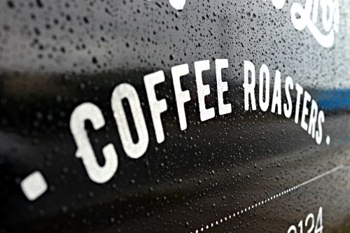 coffee roaster signage shop