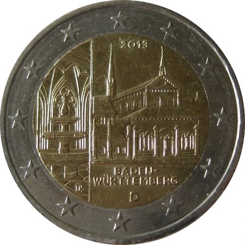 coin 2 euro baden würtemberg