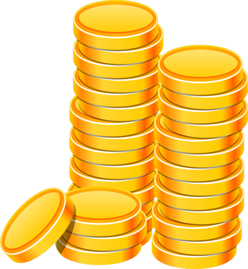 coin  heap  golden