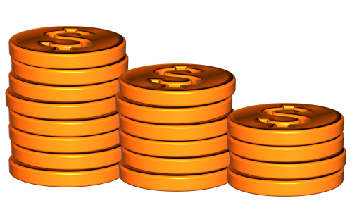 coins coin pile stack coins