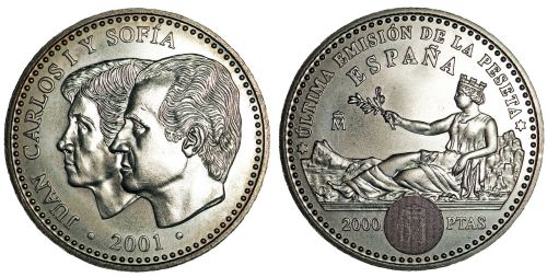 coins currency pesetas