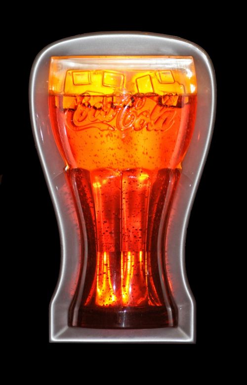 cola drink glass