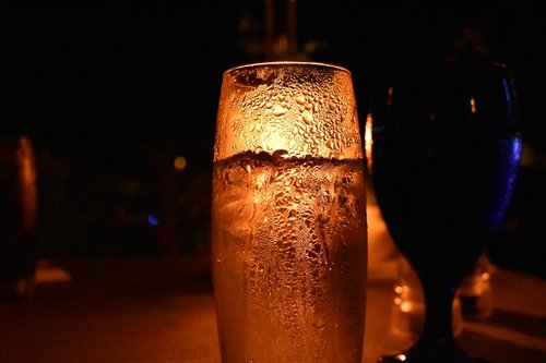 cold  drink  glass