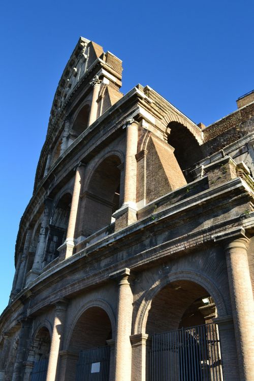 coliseum rome wall