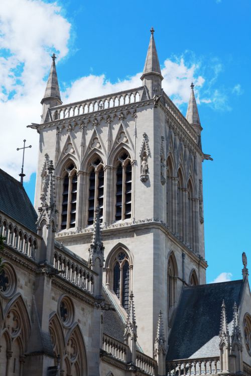 College Tower In Cambridge