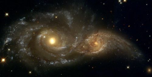 Colliding Spiral Galaxies