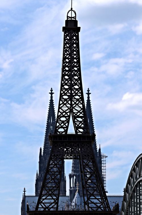 cologne cathedral eiffel tower cologne