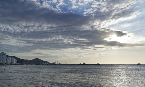 colombia  santa marta  caribbean sea