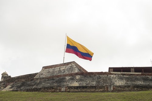 colombia  flag  strong