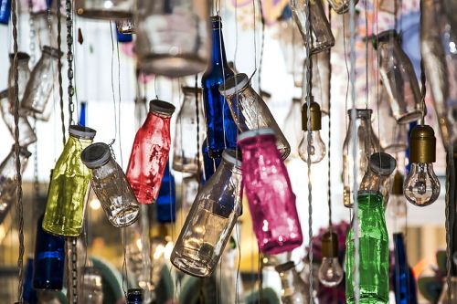 color bottles glass