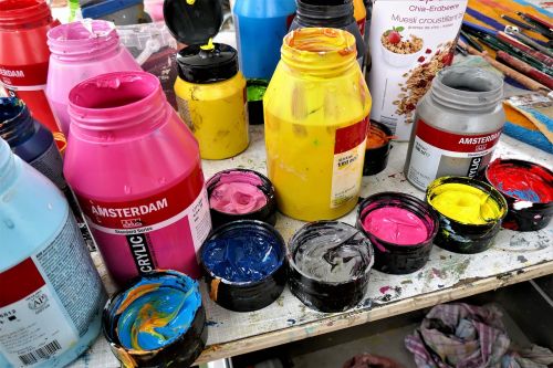 color oil paints artistic