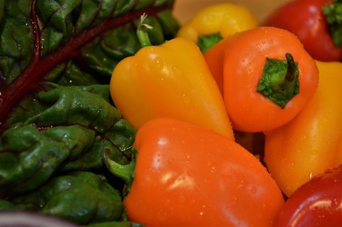 color  peppers  food