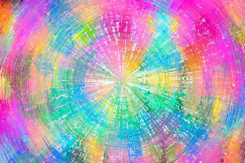 color  radial  concentric