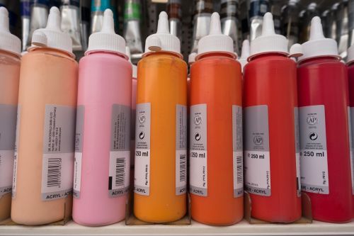 color acrylic paints paint